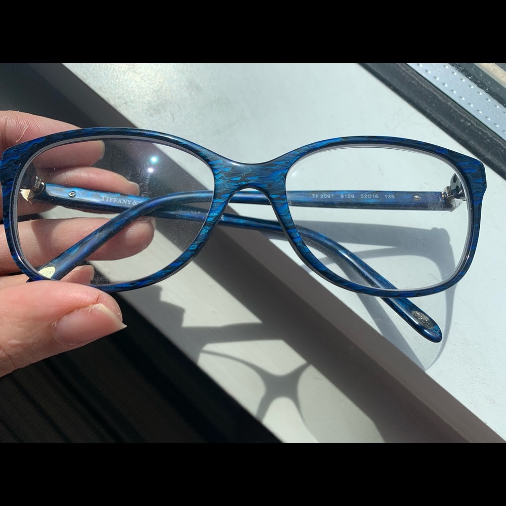 Tiffany & Co Prescription Blue Cat Eyeglasses